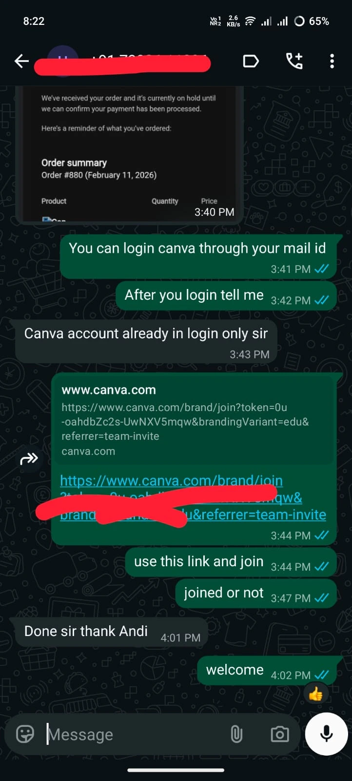 Canva Pro Activation