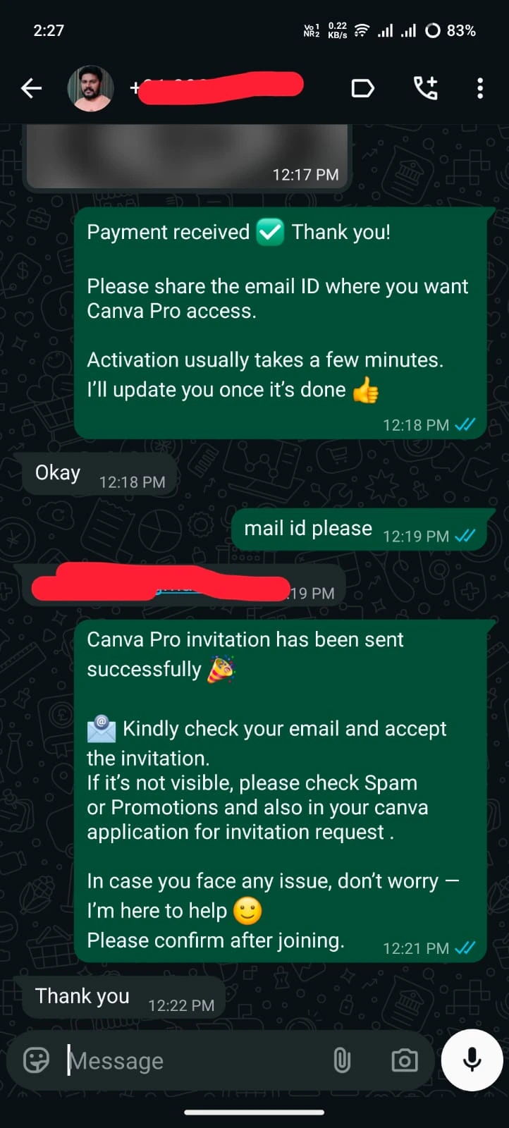 Canva Pro Activation